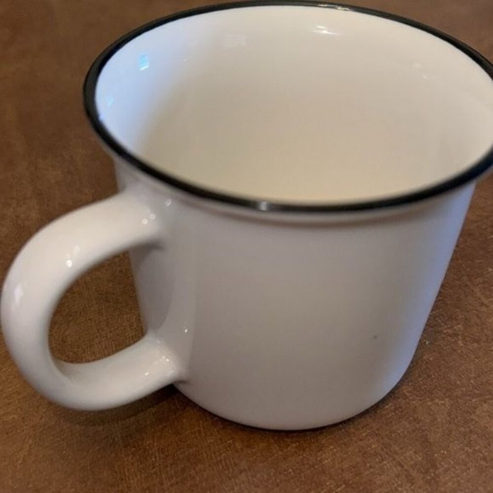 Mainstays 7 Unbranded  Mug Set Of 3 Black & White - Picture 10 of 15